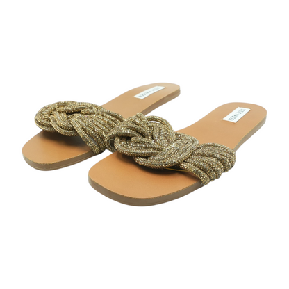 Gold Flat Sandals