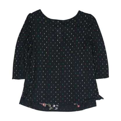 Black Misc. Knit Top