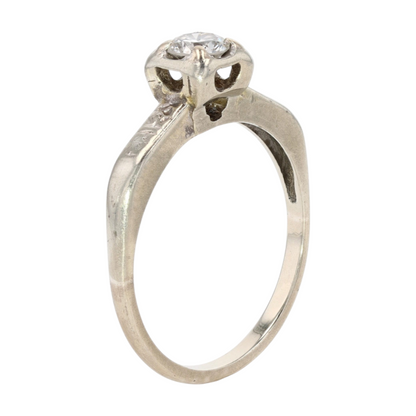 1/3 ctw 14K White Gold Diamond Engagement Ring