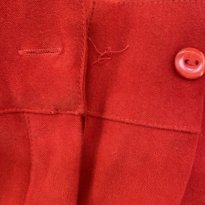 Vintage Red Button Down