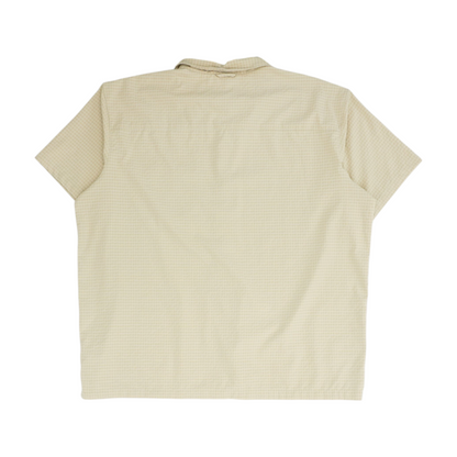 Tan Solid Outdoor Button Down