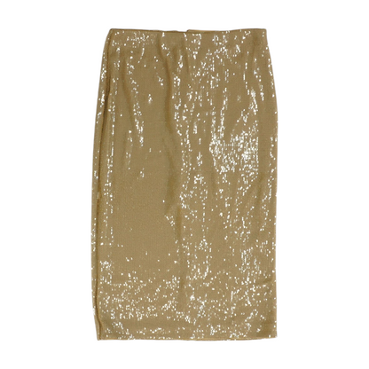 Beige Midi Skirt