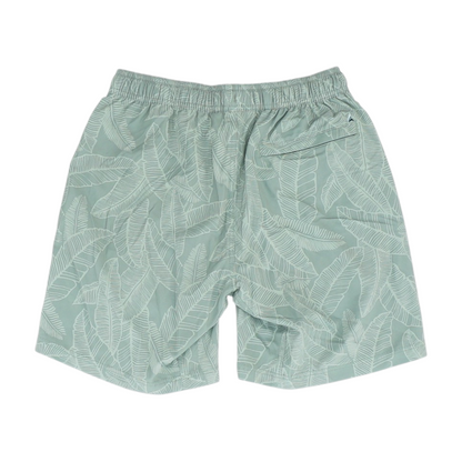Green Graphic Active Shorts