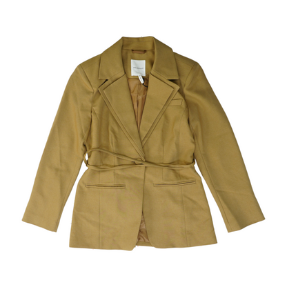 Brown Solid Blazer