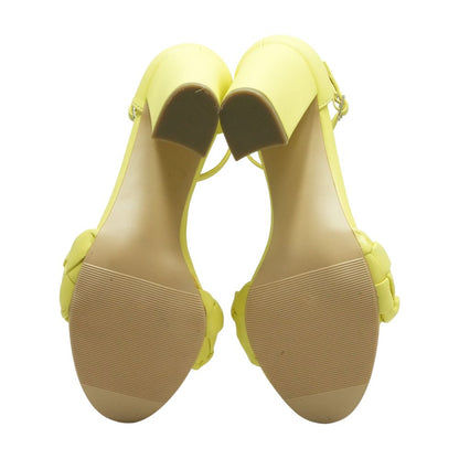 Neon Green Block Heels