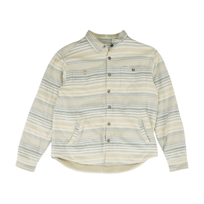 Beige Striped Jacket
