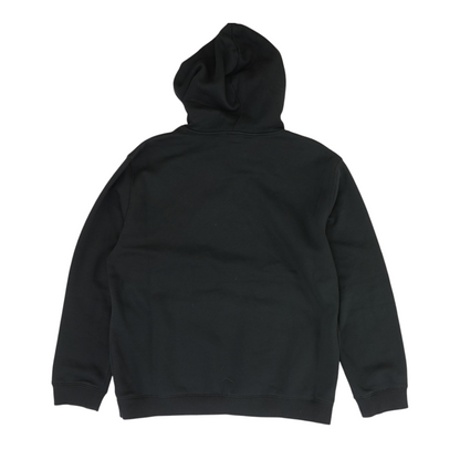 Black Solid Hoodie Pullover