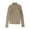 Brown Striped Blouse
