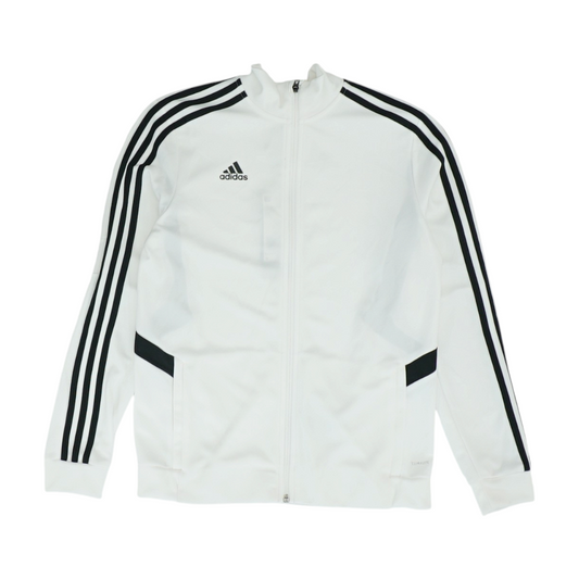 White Solid Active Jacket