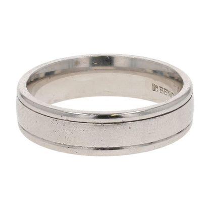 Palladium Comfort Fit Beveled Edge Platinum Band