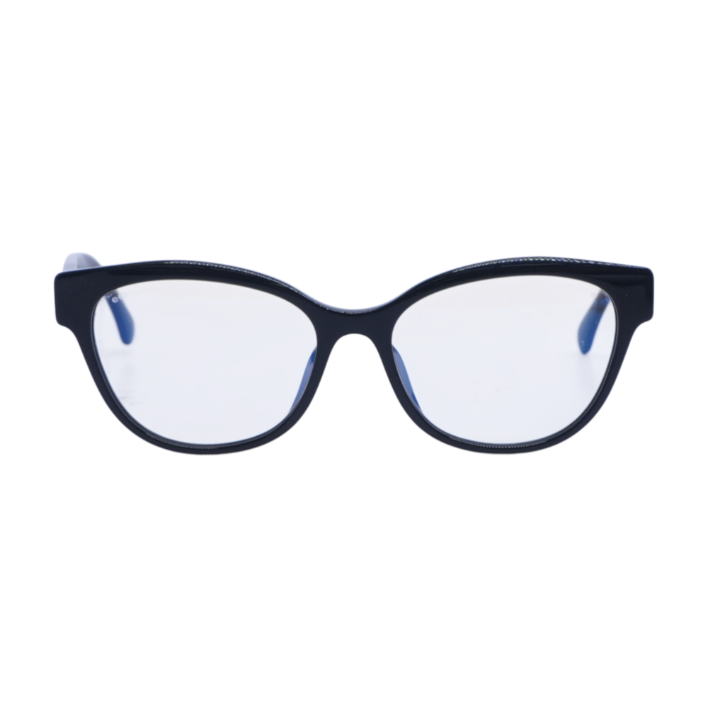 Black 3440-S Round Prescription Eyewear