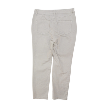Gray Striped Pants