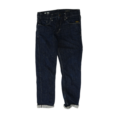 Navy Straight Jeans