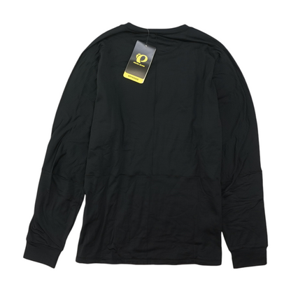 Black Solid Fleece Pullover