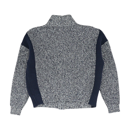 Navy Print Jacket