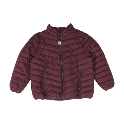Maroon Plus Solid Jacket