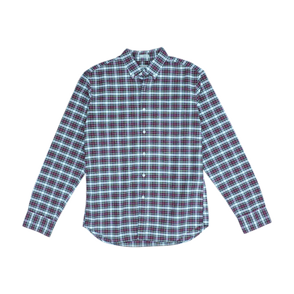 Multi Plaid Long Sleeve Button Down