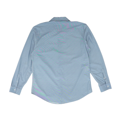 Blue Striped Long Sleeve Button Down