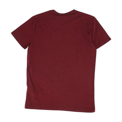 Maroon Solid Active T-Shirt