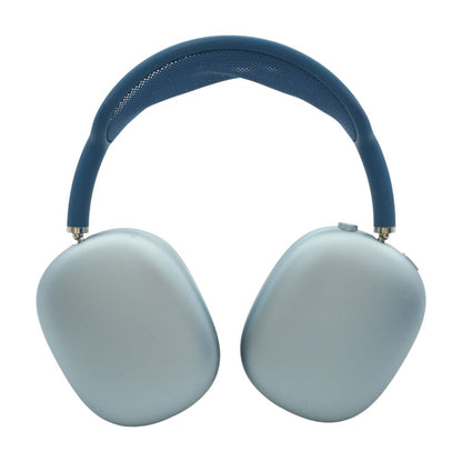 Sky Blue AirPods Max (Lightning) with Green Earpads