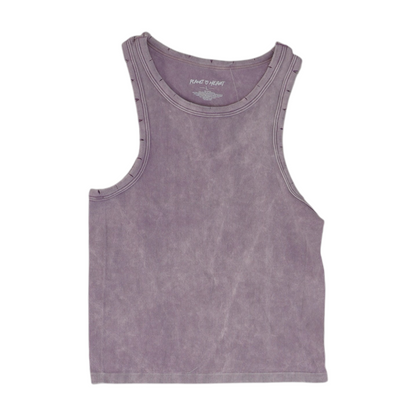 Purple Cropped Blouse
