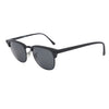 Black Clubmaster Browline Sunglasses