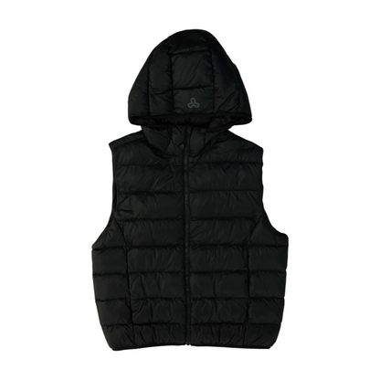 Black Solid Active Vest