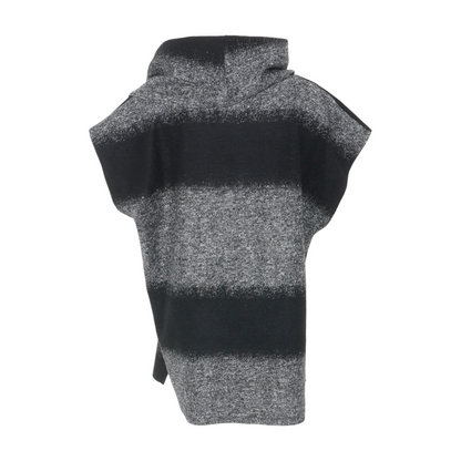 Black Striped Pullover Sweater