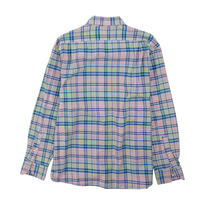Multi Plaid Long Sleeve Button Down