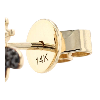 5/8 ctw 14K Yellow Gold Yellow Sapphire Stud Earrings