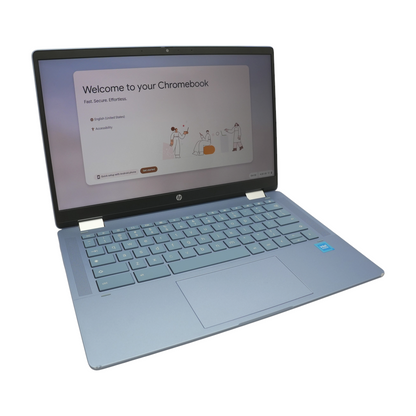 14.0" Chromebook x360 Blue Intel N100 3.40GHz 4GB 128GB eMMC