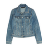 Talbots Blue Solid Denim Jacket – Image 1