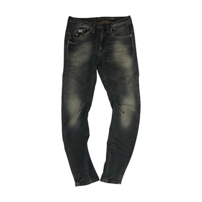 Blue Tapered Jeans