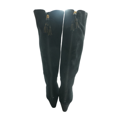 Black Knee-High Boots
