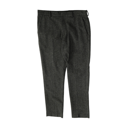 Black Chevron Regular Pants