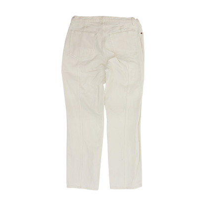 White Straight Jeans