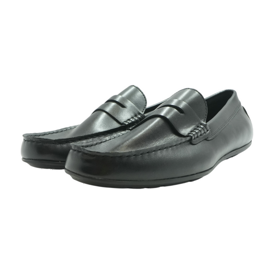 Black Slip-On Dress Shoes