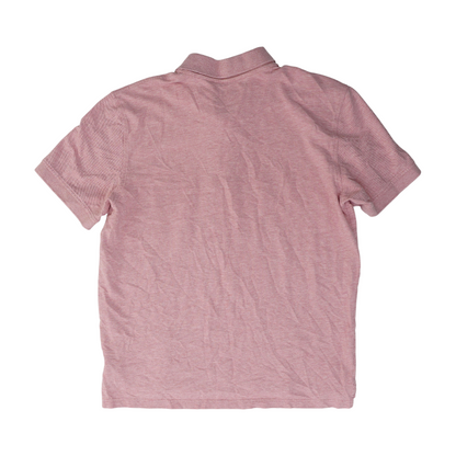 Red Solid Short Sleeve Polo