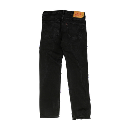 501 Black Straight Jeans