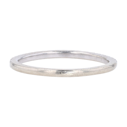 1/10 ctw 14K White Gold Diamond Band Ring