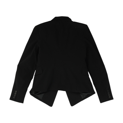 Black Solid Blazer