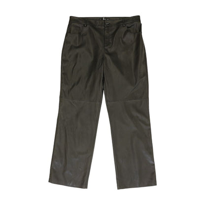 Black Solid Dress Pants