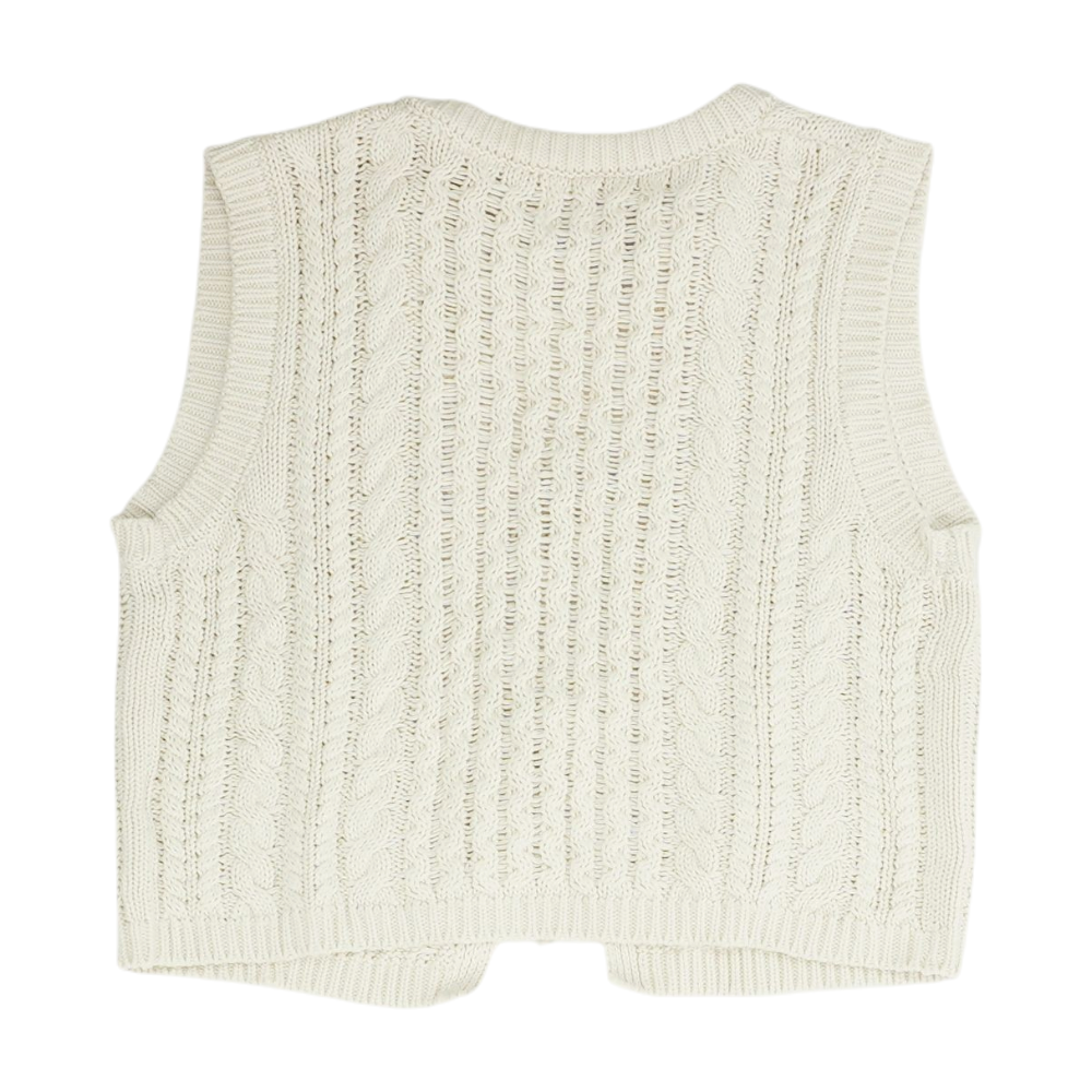 Beige Vest Sweater