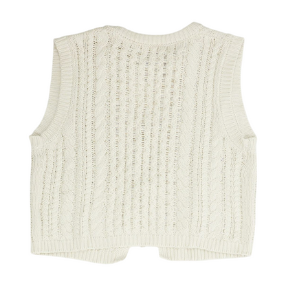 Beige Vest Sweater