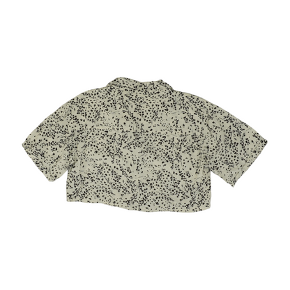 Ivory Animal Print Blouse