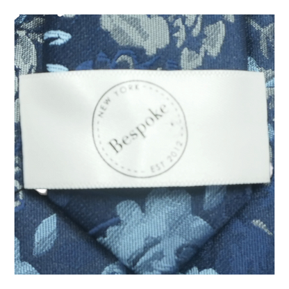 Navy Floral Neck Tie
