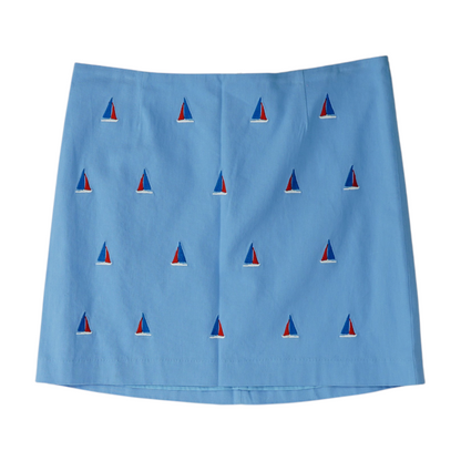 Blue Mini Skirt