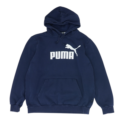 Navy Solid Hoodie Pullover