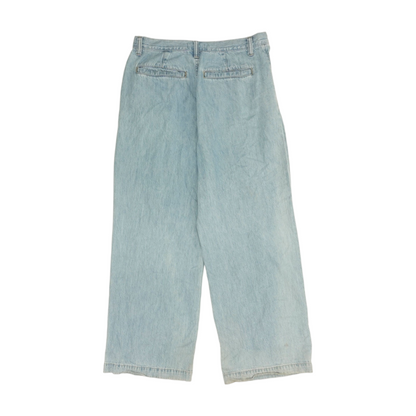 Blue Wide Leg Jeans