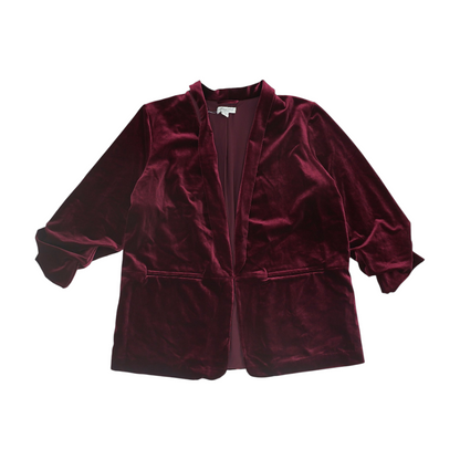 Red Plus Solid Blazer